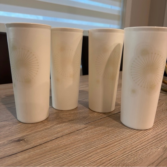 Tupperware Vintage Thirstburst Tumbler Set of 4 - Picture 3 of 7